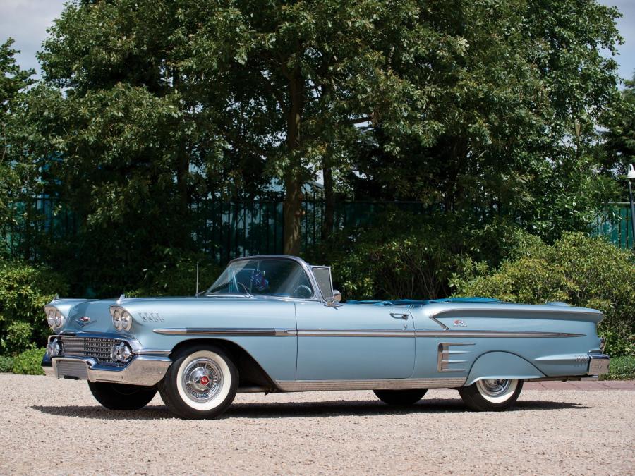  Chevrolet Bel Air Impala Convertible 1958 года  (фото 60 из 67)